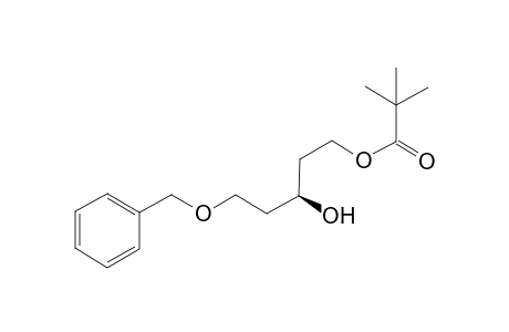 (3S)-5-(benzyloxy)-3-hydroxypentyl 2,2-dimethylpropanoate