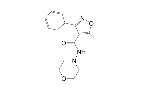 Isoxazole-4-carboxamide, 5-methyl-3-phenyl-N-(4-morpholyl)-
