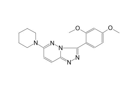 3-(2,4-dimethoxyphenyl)-6-(1-piperidinyl)-[1,2,4]triazolo[4,3-b]pyridazine