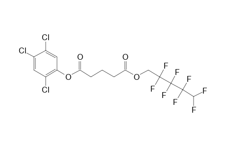 Glutaric acid, 2,2,3,3,4,4,5,5-octafluoropentyl 2,4,5-trichlorophenyl ester