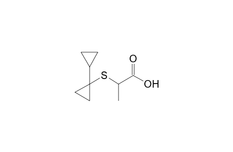 2-(1'-Cyclopropylcyclopropylthio)propionic acid