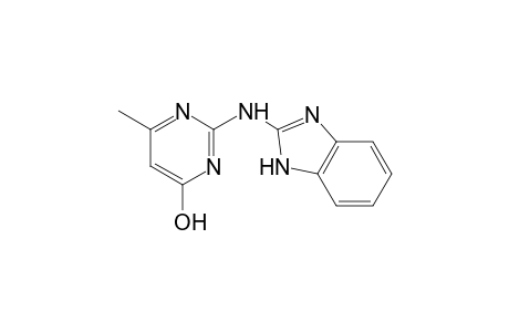 2-(2-benzimidazolylamino)-6-methyl-4-pyrimidinol