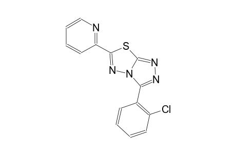 3-(2-chlorophenyl)-6-(2-pyridinyl)[1,2,4]triazolo[3,4-b][1,3,4]thiadiazole