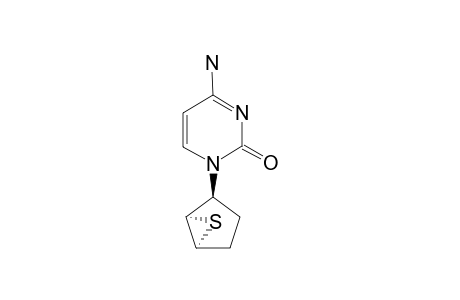 4-Amino-1-(1R,2S,5S)-6-thia-bicyclo[3.1.0]hex-2-yl-1H-pyrimidin-2-one