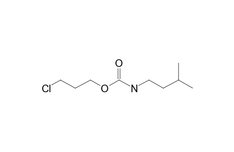 Carbonic acid, monoamide, N-3-methylbutyl-, 3-chloropropyl ester