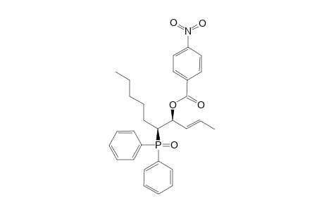 syn-(4RS,5RS,E)-5-(Diphenylphosphinoyl)dec-2-en-4-yl Nitrobenzoate