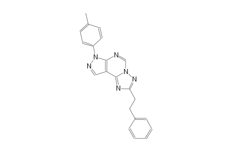 7-(4-methylphenyl)-2-(2-phenylethyl)-7H-pyrazolo[4,3-e][1,2,4]triazolo[1,5-c]pyrimidine