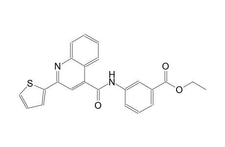 benzoic acid, 3-[[[2-(2-thienyl)-4-quinolinyl]carbonyl]amino]-, ethyl ester