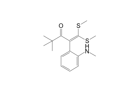 1,1-Bis(methylthio)-4,4-dimethyl-2-(2-methylaminophenyl)-1-penten-3-one