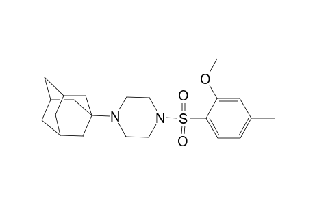 1-(1-Adamantyl)-4-[(2-methoxy-4-methylphenyl)sulfonyl]piperazine