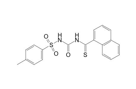 1-(thio-1-naphthoyl)-3-(p-tolylsulfonyl)urea