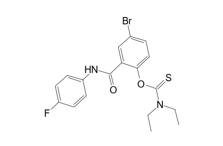 Benzamide, 5-bromo-2-diethylaminothiocarbonyloxy-N-(4-fluorophenyl)-