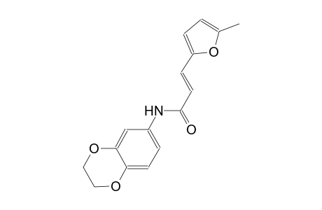 (2E)-N-(2,3-dihydro-1,4-benzodioxin-6-yl)-3-(5-methyl-2-furyl)-2-propenamide