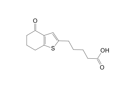 5-(4-Oxo-4,5,6,7-tetrahydro-1-benzothien-2-yl)pentanoic acid