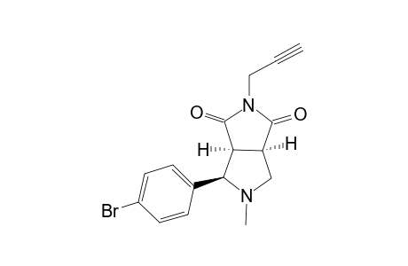 exo-4-(4-Bromophenyl)-5-methyl-2-prop-2-ynyl-1,3,3a.alpha.,4.alpha.,6.alpha.,.beta.,6a.alpha.-hexahydropyrrolo[3,4-c]pyrrole-1,3-dione