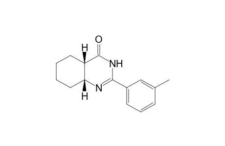 cis-(4aS,8aR)-2-(m-tolyl)-4a,5,6,7,8,8a-hexahydro-3H-quinazolin-4-one