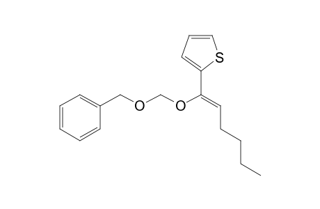 (Z)-1-Benzyloxymethoxy-1-(thiophen-2-yl)hex-1-ene