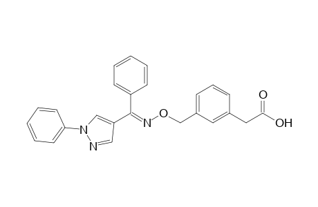 [1'-Phenyl-4'-pyrazolyl]-1-phenyl-{[3"-(hydroxycarbonylmethyl)benzyl]oxyimino}methane