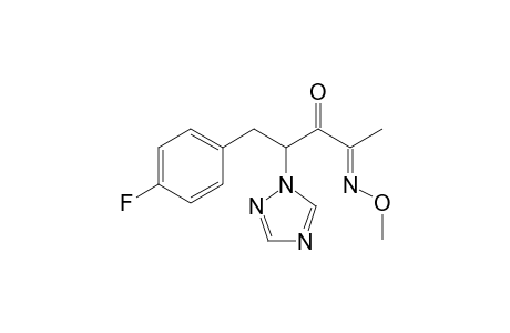 2,3-Pentanedione, 5-(4-fluorophenyl)-4-(1H-1,2,4-triazol-1-yl)-, 2-(O-methyloxime)