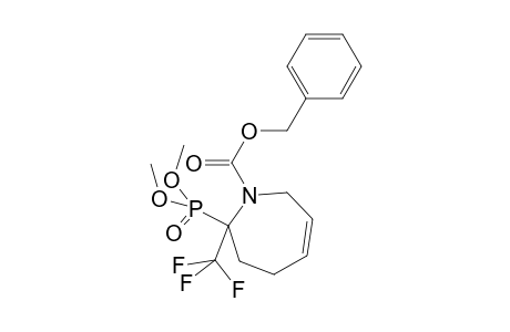 (phenylmethyl) 7-dimethoxyphosphoryl-7-(trifluoromethyl)-5,6-dihydro-2H-azepine-1-carboxylate