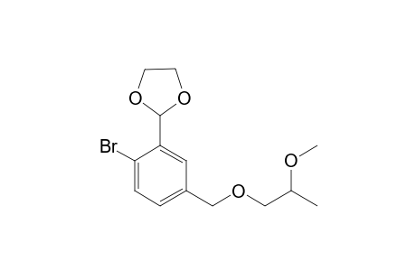 2-(2'-Bromo-5'-(2"-methyl-2"-methoxyethoxy)methyl]phenyl-1,3-dioxolane