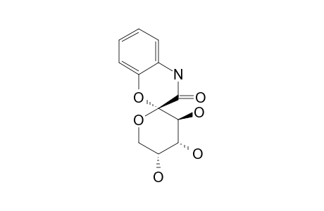 (2S)-3',4',5'-TRIHYDROXY-D-ARABINO-2H-1,4-BENZOXAZIN-2-SPIRO-2'-PYRAN-3(4H)-ONE