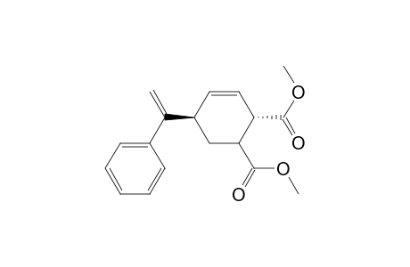 4-Cyclohexene-1,2-dicarboxylic acid, 4-(1-phenylethenyl)-, dimethyl ester, trans-