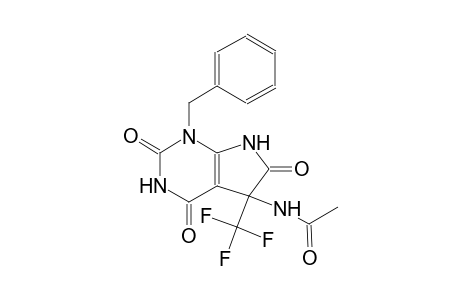 Acetamide, N-(1-benzyl-2,4,6-trioxo-5-trifluoromethyl-2,3,4,5,6,7-hexahydro-1H-pyrrolo[2,3-d]pyrimidin-5-yl)-