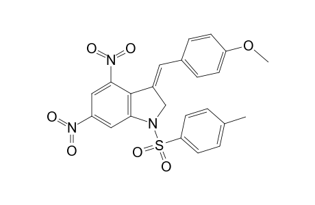 3H-Indole, 1,2-dihydro-3-[(4-methoxyphenyl)methylidene]-1-[(4-methylphenyl)sulfonyl]-4,6-dinitro-