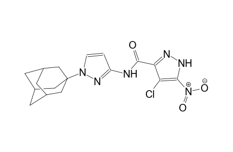 N-[1-(1-adamantyl)-1H-pyrazol-3-yl]-4-chloro-5-nitro-1H-pyrazole-3-carboxamide