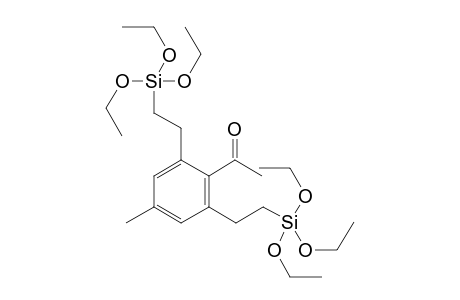 4-Methyl-2,6-bis[2-(triethoxysilyl)ethyl]acetophenone