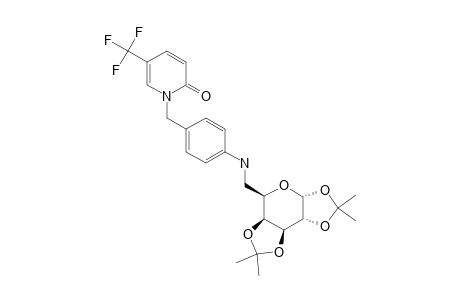 1,2:3,4-DI-O-ISOPROPYLIDENE-6-DEOXY-6-[4-(5-TRIFLUOROMETHYL-2(1H)-PYRIDONE-1-YL-METHYLENE)-ANILINO]-ALPHA-D-GALACTOPYRANOSIDE