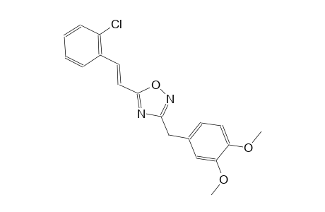 1,2,4-oxadiazole, 5-[(E)-2-(2-chlorophenyl)ethenyl]-3-[(3,4-dimethoxyphenyl)methyl]-