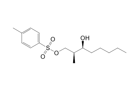 (2S,3S)-3-Hydroxy-2-methyloctanyl tosylate