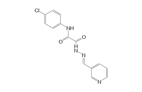 N-(4-chlorophenyl)-2-oxo-2-[(2E)-2-(3-pyridinylmethylene)hydrazino]acetamide