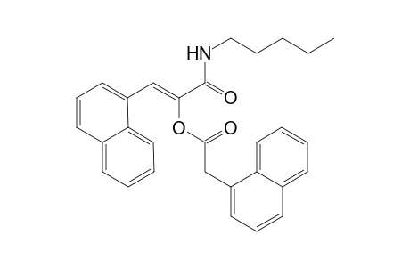 (Z)-1-(pentylcarbamoyl)-2-(naphthalen-1-yl)vinyl 2-(naphthalen-1-yl)acetate