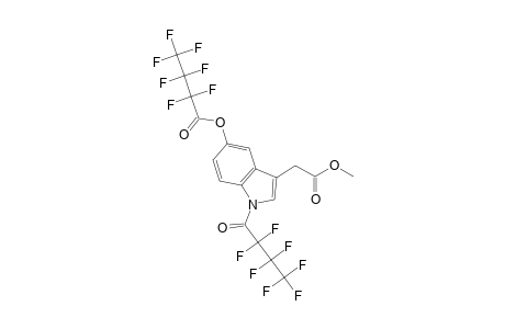 1H-Indole-3-acetic acid, 5-(2,2,3,3,4,4,4-heptafluoro-1-oxobutoxy)-1-(2,2,3,3,4,4,4-heptafluoro-1-oxobutoxy)-, methyl ester