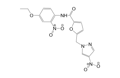 N-(4-ethoxy-2-nitrophenyl)-5-[(4-nitro-1H-pyrazol-1-yl)methyl]-2-furamide