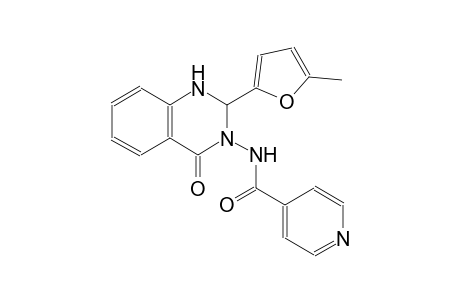 N-(2-(5-methyl-2-furyl)-4-oxo-1,4-dihydro-3(2H)-quinazolinyl)isonicotinamide