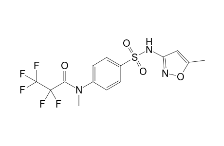 N-Methyl derivative of Sulfamethoxazoleperfluoropropionylamide