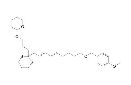 2-[9-(4-Methoxybenzyloxy)non-2,4-dien-1-yl]-2-[3-(tetrahydropyranyloxy)propyl]-1,3-dithiane