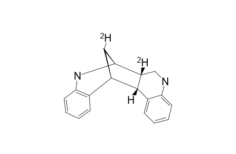 syn-6a,14.beta.-Dideutero-5,6,6a,7,13,13a-hexahydro-7,13-methanoquino[3,4-c][1]benzazepine