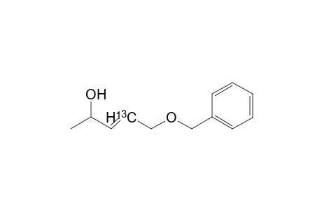 [4-13C]-(E)-5-(benzyloxy)pent-3-en-2-ol