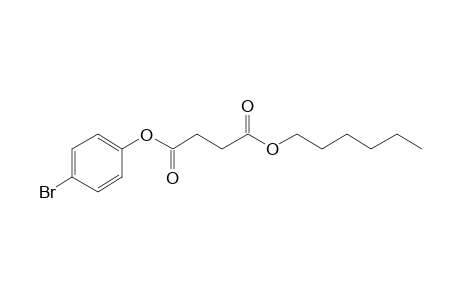 Succinic acid, 4-bromophenyl hexyl ester