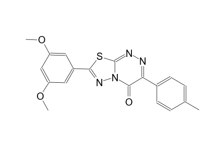 4H-[1,3,4]thiadiazolo[2,3-c][1,2,4]triazin-4-one, 7-(3,5-dimethoxyphenyl)-3-(4-methylphenyl)-