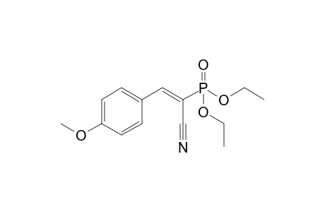 (E)-2-diethoxyphosphoryl-3-(4-methoxyphenyl)-2-propenenitrile