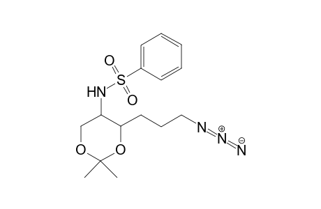 4-[3'-Azidopropyl-2,2-dimethyl-5-[(phenylsulfonyl)amino]-1,3-dioxane