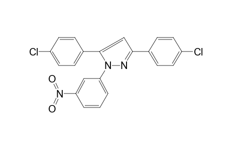 3,5-bis(4-chlorophenyl)-1-(3-nitrophenyl)-1H-pyrazole