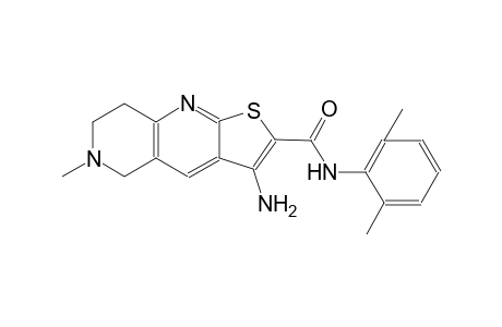 thieno[2,3-b]1,6-naphthyridine-2-carboxamide, 3-amino-N-(2,6-dimethylphenyl)-5,6,7,8-tetrahydro-6-methyl-