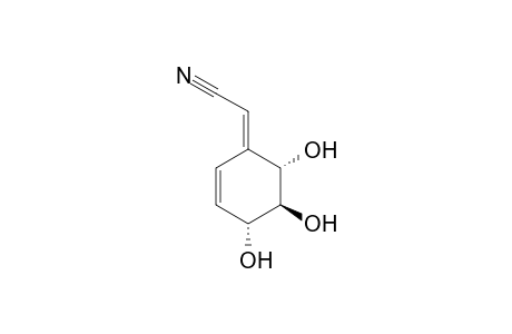(1E,4.alpha.,5.beta.,6.alpha.)-4,5,6-Trihydroxy-2-cyclohexen-1-ylideneacetonitrile